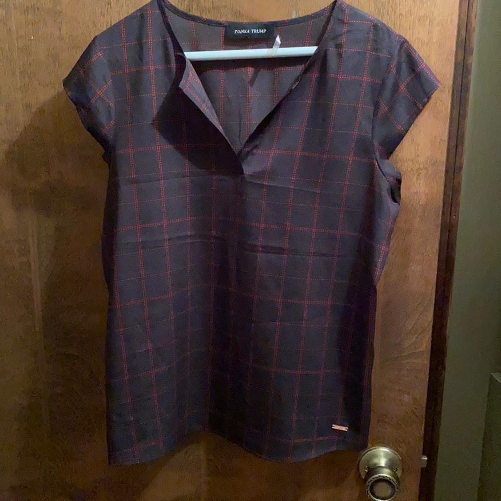 Ivanka Trump shell blouse